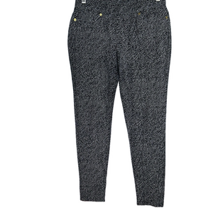 Michael Kors Black and White Skinny Pants/Leggings